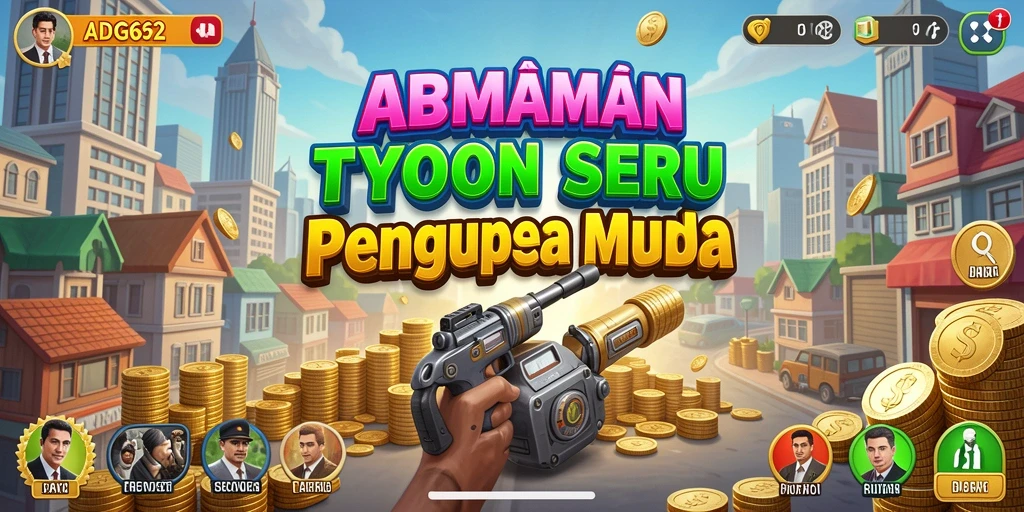 Screenshot ADG62 menampilkan gameplay Tycoon yang seru dan interaktif.