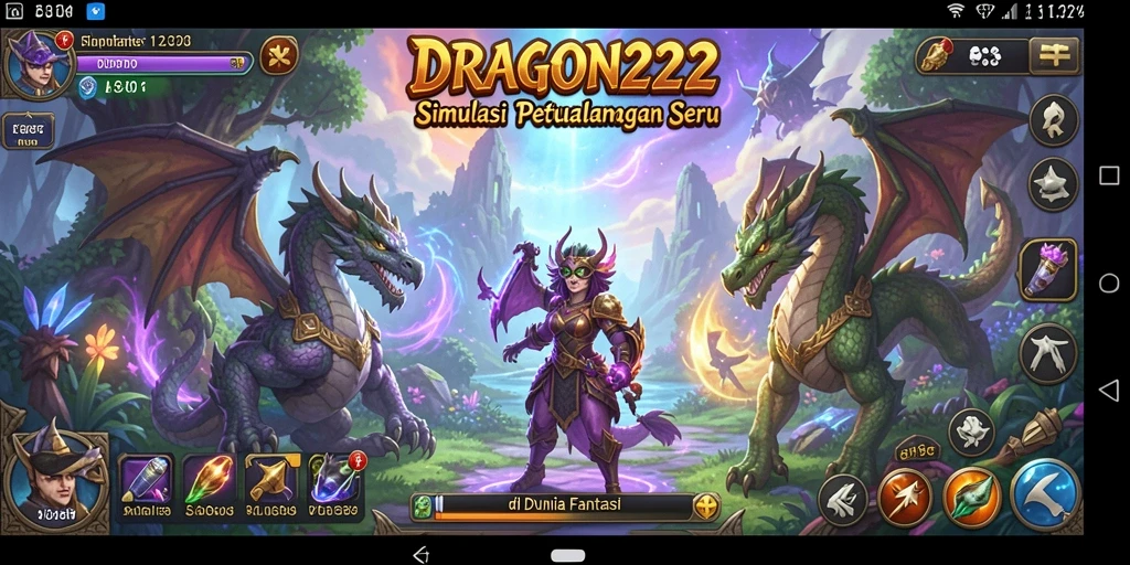 Tangkapan layar gameplay DRAGON222 menampilkan petualangan seru dan interaksi karakter.