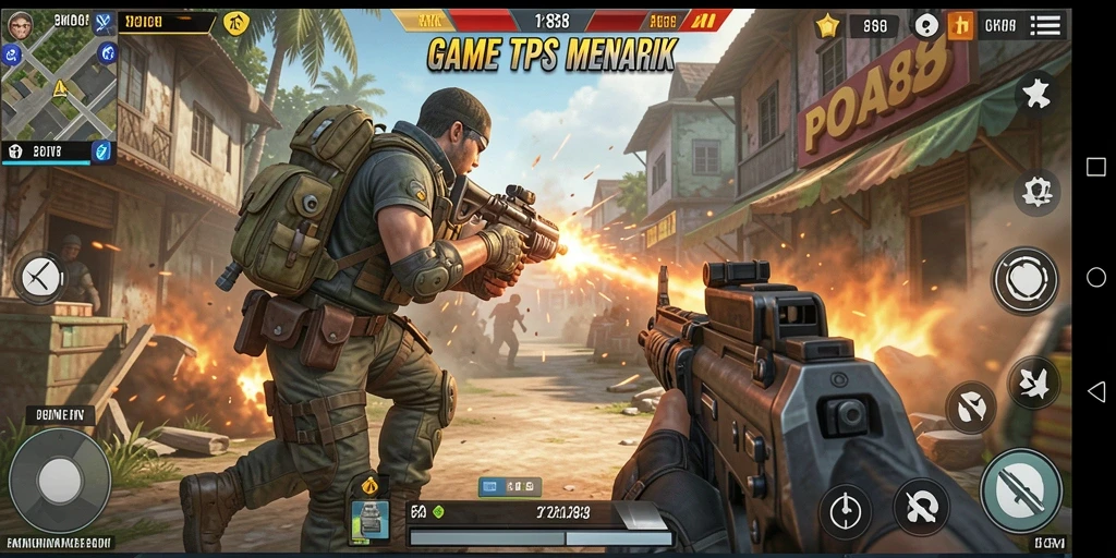 Tampilan gameplay seru dan menegangkan di POA88.
