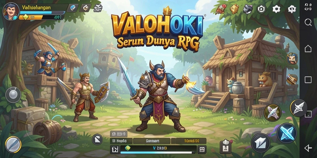 Gambar menunjukkan gameplay seru di dunia <strong>VALOHOKI</strong> yang penuh tantangan.